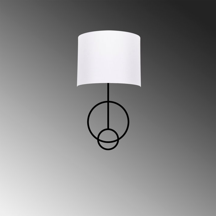 Opviq Lámpara de pared Asaf - 6983 Blanco y Negro Opviq Lámpara de pared Asaf - 6983 Blanco y Negro